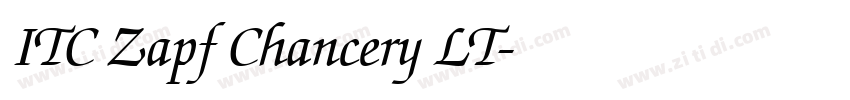 ITC Zapf Chancery LT字体转换